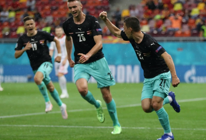 奥地利队战欧洲杯，华彩绽放，尽显豪情！